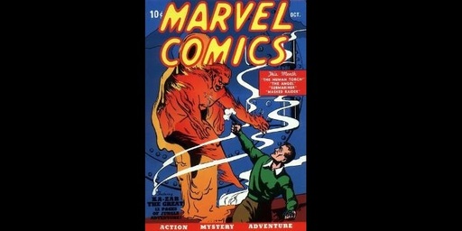 Un exemplar din prima publicaţie de benzi desenate Marvel, vândut la un preţ record

