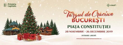 Iluminatul festiv şi Târgul de Crăciun vor fi inaugurate joi. Zece milioane de leduri, patinoar şi brad înalt de 30 de metri, în Capitală