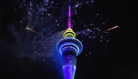 Noua Zeelandă a intrat în anul 2020 şi a marcat evenimentul printr-un spectaculos foc de artificii - VIDEO
