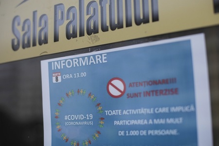 Coronavirus în România - Bookfest Timişoara şi evenimente organizate în martie la Sala Palatului, anulate 