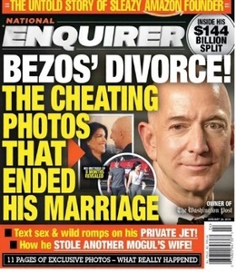 Publicaţia The National Enquirer, dată în judecată de fratele partenerei lui Jeff Bezos