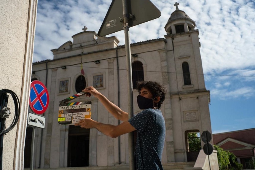 Constanţa, platou de filmare pentru lungmetrajul “Om-Câine”, care spune povestea unui muncitor revenit din Suedia pentru a afla dacă soţia este infidelă - FOTO
