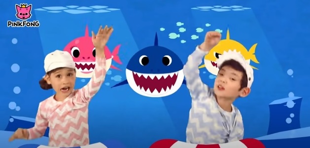 Cântecul pentru copii "Baby Shark" a devenit cel mai urmărit videoclip pe YouTube, depăşind "Despacito"