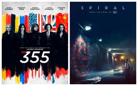 Filmul de acţiune „The 355”, cu Jessica Chastain şi Penélope Cruz, şi horror-ul „Spiral: From the Book of Saw”, lansate în România anul viitor