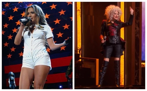 Jennifer Lopez şi Cyndi Lauper, la cea mai cunoscută petrecere americană organizată de Anul Nou