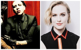 Marilyn Manson, abandonat de casa de discuri după acuzaţiile de abuz făcute de actriţa Evan Rachel Wood

