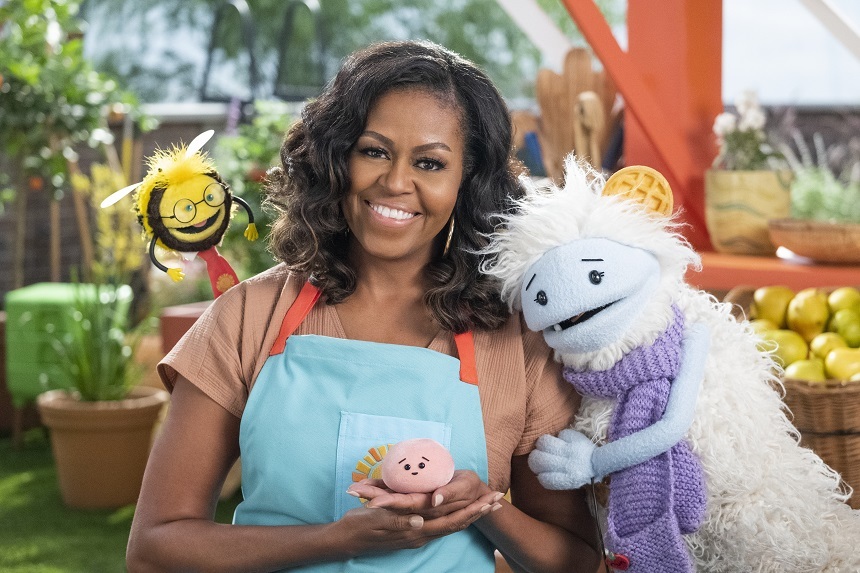 Serialul „Waffles + Mochi”, cu Michelle Obama, lansat de Netflix în luna martie