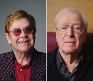 Elton John şi Michael Caine, protagoniştii unei reclame pentru NHS prin care încurajează vaccinarea - VIDEO