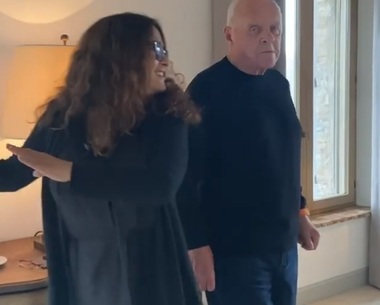 Anthony Hopkins şi Salma Hayek au dansat împreună în Ţara Galilor, sărbătorind câştigarea premiului Oscar: "O zi memorabilă" - VIDEO