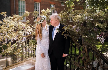 Carrie Symonds a purtat o rochie închiriată la nunta cu prim-ministrul britanic Boris Johnson