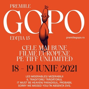 Cele mai bune filme europene nominalizate la Premiile Gopo 2021 se văd gratuit pe TIFF Unlimited în 18 -19 iunie