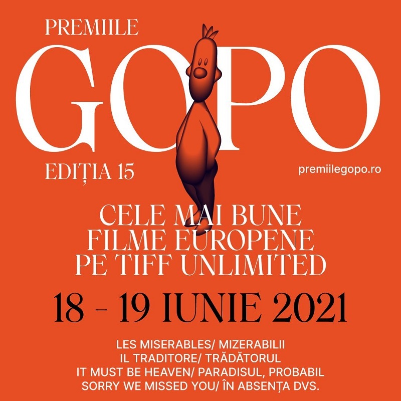 Cele mai bune filme europene nominalizate la Premiile Gopo 2021 se văd gratuit pe TIFF Unlimited în 18 -19 iunie