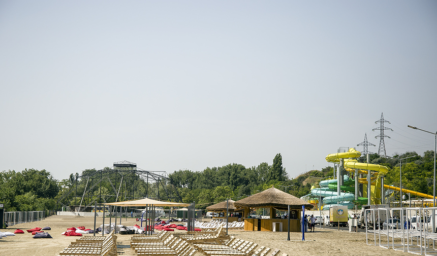 Zonă de agrement, inaugurată la Galaţi, după o investiţie de 6 milioane de euro/ Plaja Dunărea se deschide sâmbătă - FOTO