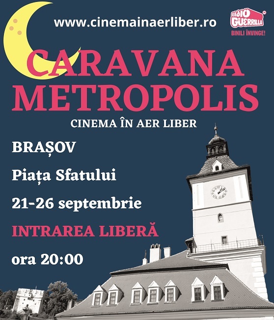 Caravana Metropolis Cinema n aer liber revine cu un nou sezon