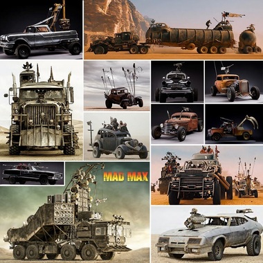 Vehicule uriaşe din blockbusterul distopic "Mad Max Fury Road", în licitaţie în Australia
