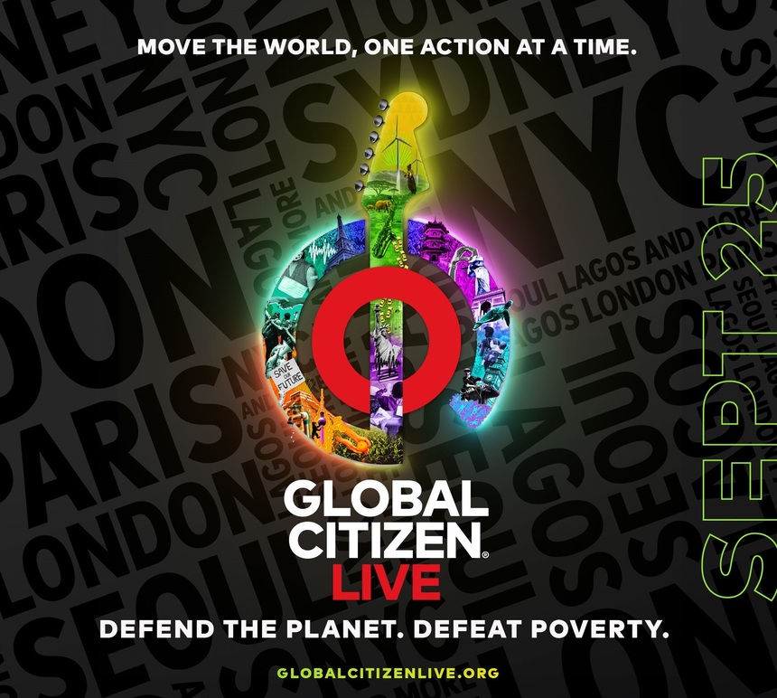 Global Citizen Live - Concerte gigant pentru planetă, sâmbătă, cu 70 de artişti care vor cânta în 15 oraşe