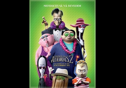 Animaţia „The Addams Family 2”, un roadmovie exotic cu aventuri stranii şi umor bizar, din 8 octombrie la cinema