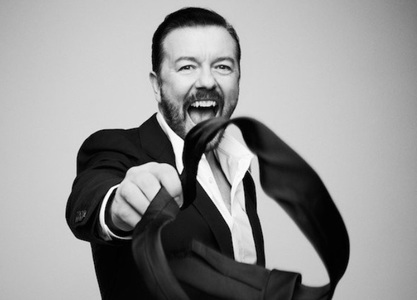 Ricky Gervais şi Kida Ramadan, într-un serial care ironizează industria televiziunii din Germania