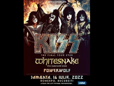 Rock The City - Trupele Kiss, Whitesnake şi Powerwolf, la Bucureşti