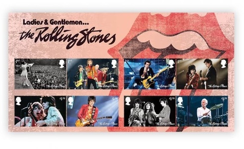 Royal Mail celebrează 60 de ani de activitate ai formaţiei The Rolling Stones prin lansarea a 12 timbre - FOTO
