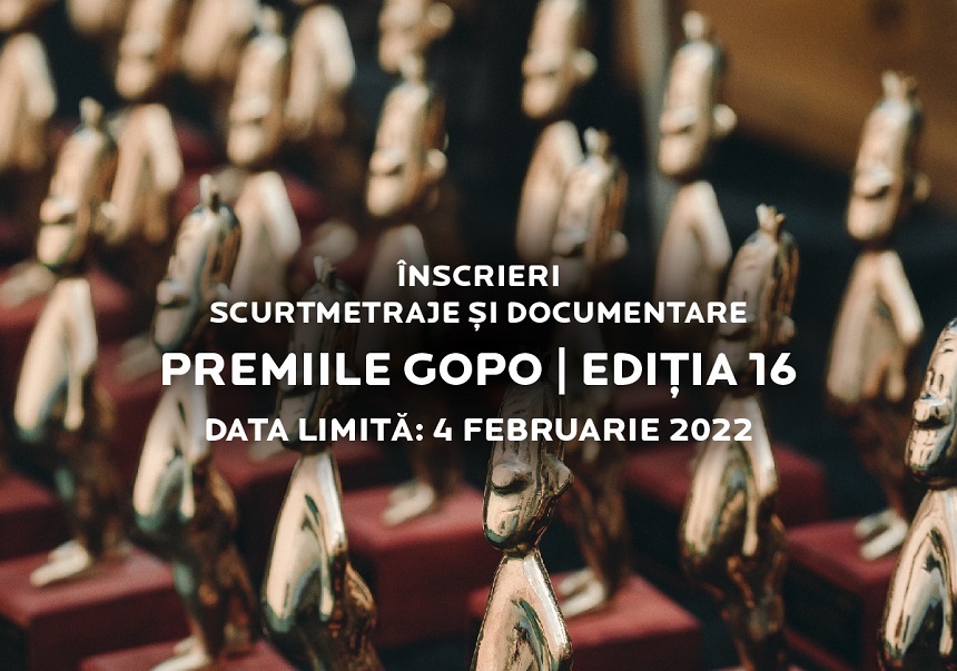 Premiile Gopo 2022: Apel de înscrieri pentru categoriile de documentar şi scurtmetraj