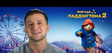 Zelenski a fost vocea ursului Paddington înainte de a o întruchipa pe cea a rezistenţei ucrainene - VIDEO