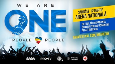 „We Are One”, cel mai mare concert caritabil live din România, pe Arena Naţională