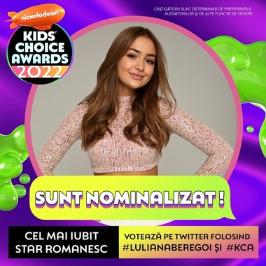 Actriţa Miranda Cosgrove şi superstarul NFL Rob Gronkowski sunt gazdele Nickelodeon’s Kids’ Choice Awards 2022 ce va avea loc pe 9 aprilie
