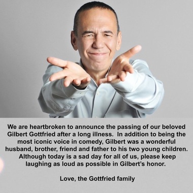 Gilbert Gottfried, comediant şi star în „Alladin”, a murit la vârsta de 67 de ani