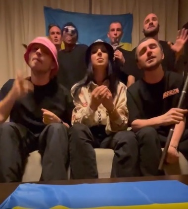 Eurovision 2022 - Candidaţii ucraineni Kalush Orchestra au cântat cu Jamala, câştigătoarea din 2016 a competiţiei - VIDEO