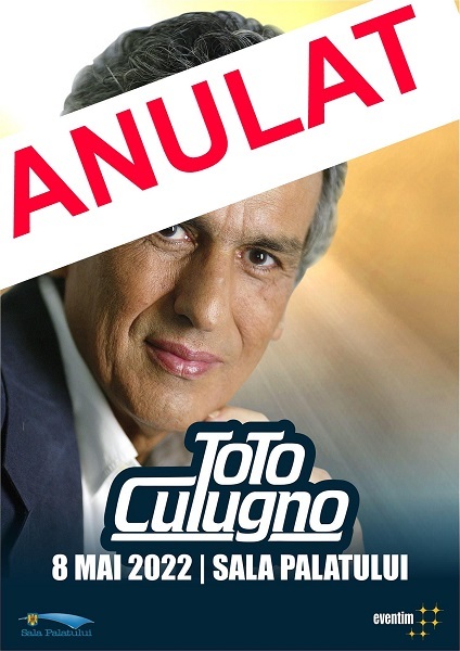 Concertul lui Toto Cutugno de la Sala Palatului a fost anulat
