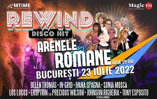 Rewind Disco Hit, pe 23 iulie, la Arenele Romane din Bucureşti