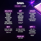 SAGA Festival anunţă line-up-ul pentru fiecare zi de festival: Tiesto, Afrojack, Camelpha, Acraze, Jax Jones, Joel Corry, Da Tweekaz, Honey Dijon