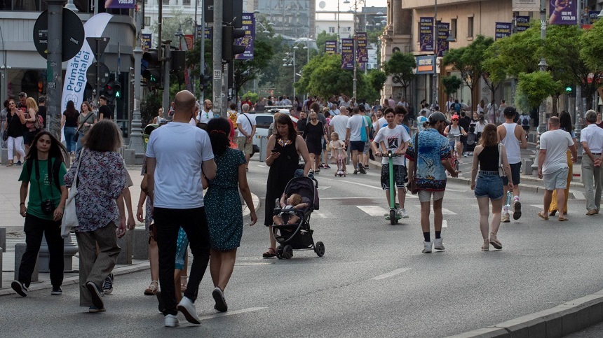 Străzi deschise: Calea Victoriei şi strada Alexandru Constantinescu devin pietonale pe 23 şi 24 iulie