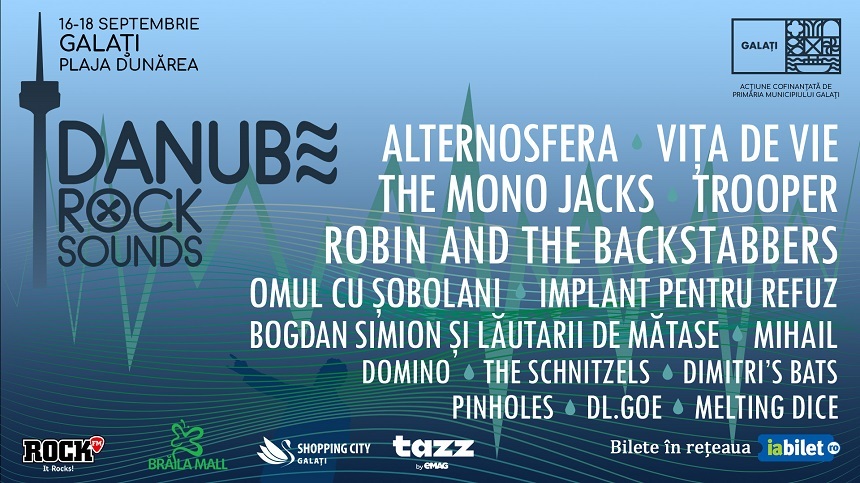 Alternosfera, The Mono Jacks, Viţa de Vie vor cânta la Danube Rock Sounds Galaţi, în perioada 16-18 septembrie