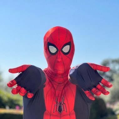 Prinţul Harry s-a deghizat în Spider-Man pentru a transmite un mesaj copiilor care şi-au pierdut un părinte în slujba armatei britanice - VIDEO