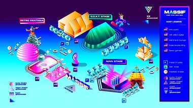 Au început pregătirile pentru festivalul Massif 2023 din Poiana Braşov. Peste 100 de artişti, trupe şi DJ-i vor urca pe scene între 3 şi 5 martie