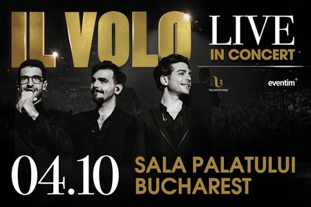 Grupul Il Volo va concerta pe 4 octombrie la Sala Palatului