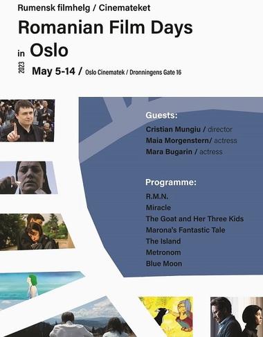 Cristian Mungiu şi Maia Morgenstern, invitaţi de marcă în deschiderea festivalului Zilele Filmului Românesc de la Oslo