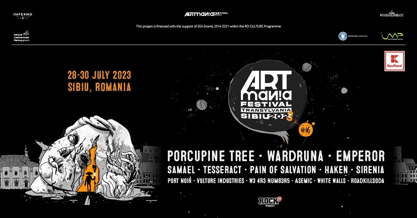 Sirenia, We Are Numbers, White Walls, RoadkillSoda şi Asemic completează line-up-ul ARTmania Festival