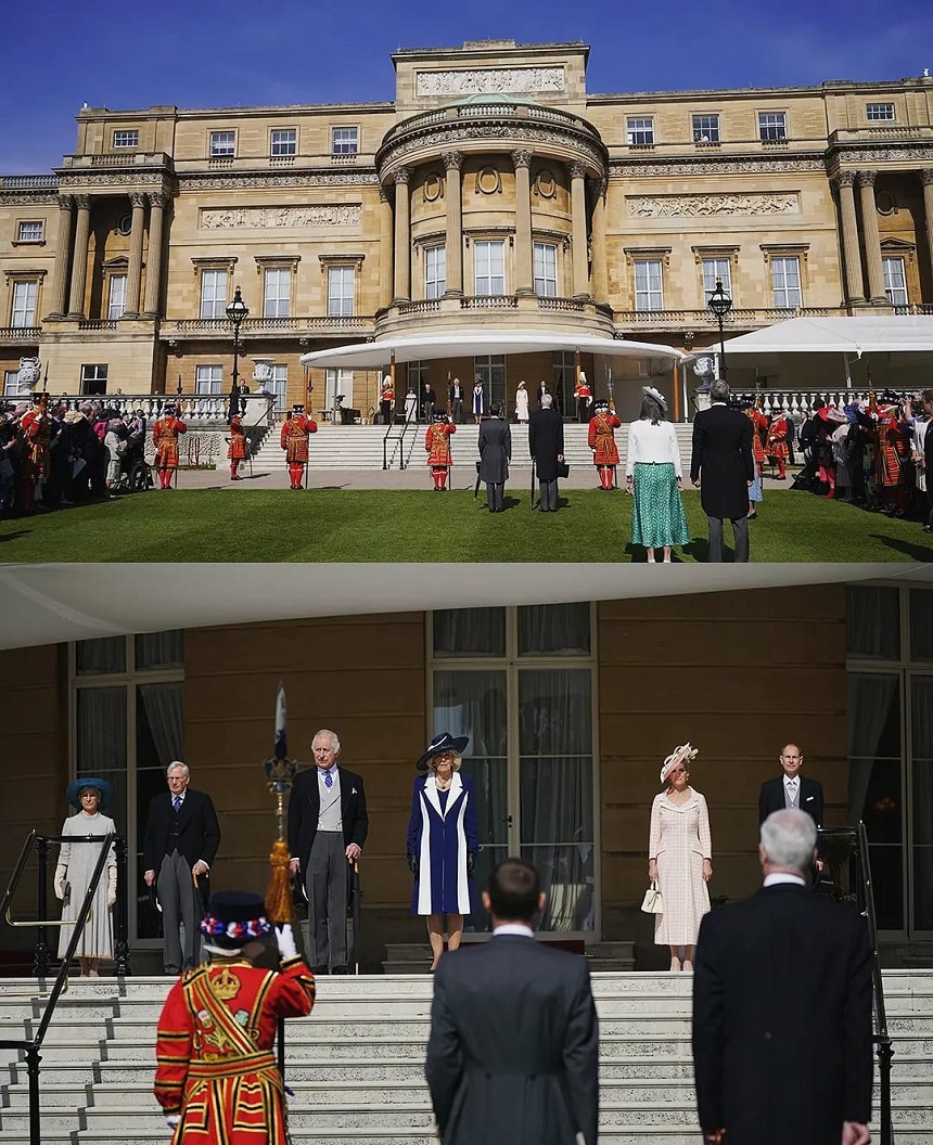 Regele Charles III şi Camilla au organizat primul lor garden-party la Palatul Buckingham - FOTO/ VIDEO
