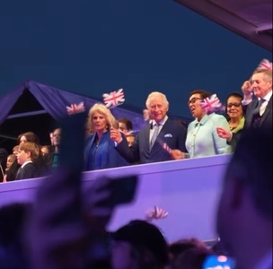 Concertul încoronării - Omagiul prinţului William pentru regele Charles şi acrobaţiile lui Tom Cruise - FOTO/ VIDEO
