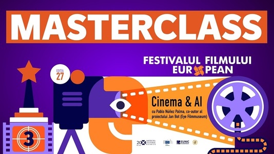 Festivalul Filmului European - Masterclass despre cinema şi AI cu invitatul special Pablo Núñez Palma