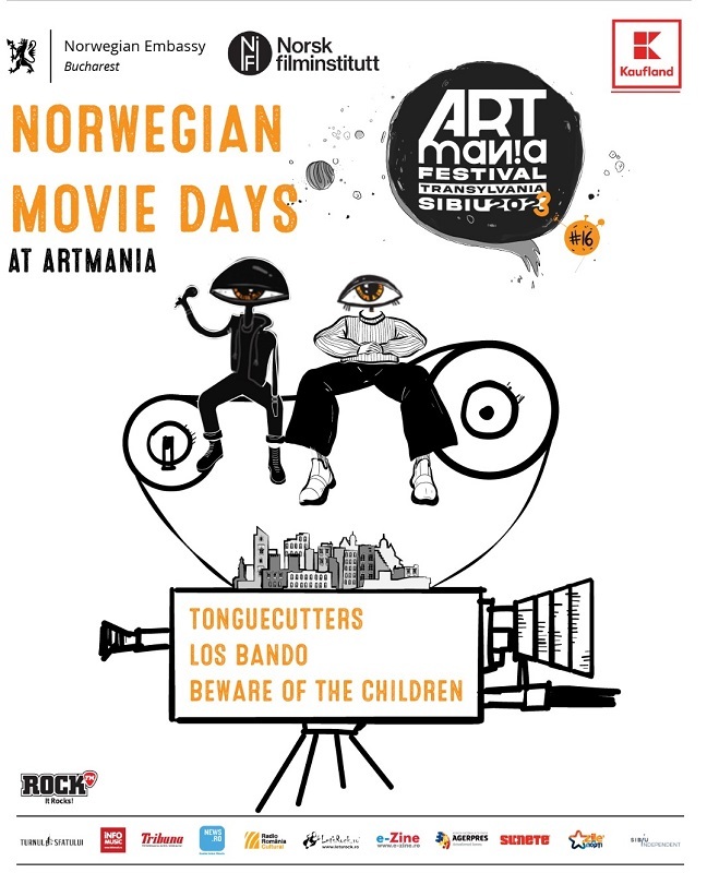 ARTmania Festival - Trei filme norvegiene vor fi proiectate în Piaţa Huet din Sibiu