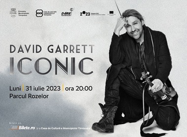 Cel mai rapid violonist din lume intrat în Guinness Book, David Garrett va concerta la Timişoara
