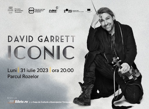 Cel mai rapid violonist din lume intrat în Guinness Book, David Garrett va concerta la Timişoara
