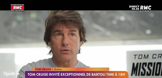 Tom Cruise a vorbit cu Marion Bartoli despre pregătirea sa fizică pentru filme: „Mă inspiră să privesc un atlet” - VIDEO