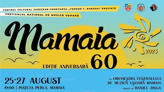 Festivalul Naţional de Muzică Uşoară Mamaia revine cu o ediţie aniversară între 25 şi 27 august. Direcţia 5, Holograf, Proconsul, Cargo, Voltaj, Loredana & Banda Agurida, recitaluri speciale