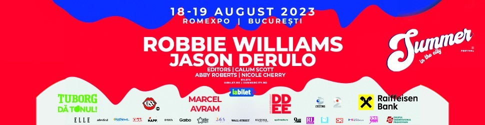Summer in the City - Festivalul la care vor cânta Robbie Williams, Jason Derulo şi Editors va avea loc la Romexpo