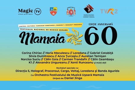 Festivalul Naţional de Muzică Uşoară Mamaia, ediţie aniversară, în direct la TVR 2